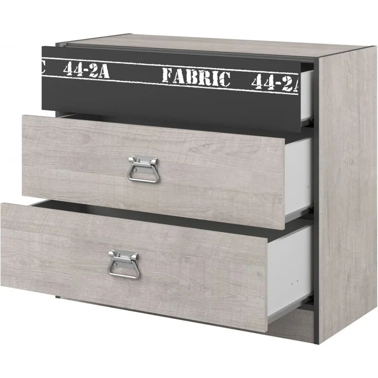 Parisot Kinderzimmer Fabric in Esche grau Jugendzimmer Set 3-tlg. – Bild 6
