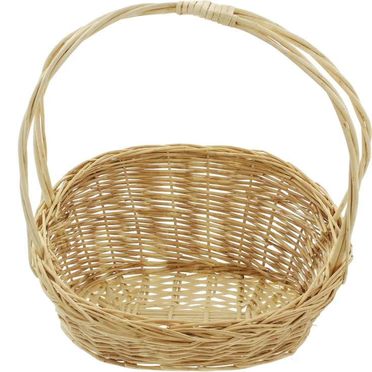 Bügelkorb Doppelbügel, klein Korb Erntekorb Einkaufskorb Tragekorb Korb Pilzkorb – Bild 3