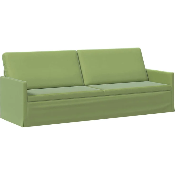 vidaXL Sofa-Set 2 pcs Hellgrün Samt (V) 3433232 – Bild 3
