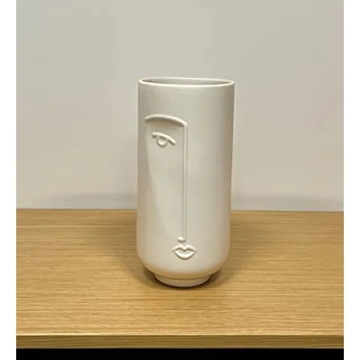 Blumenvase, 13x28 cm, beige