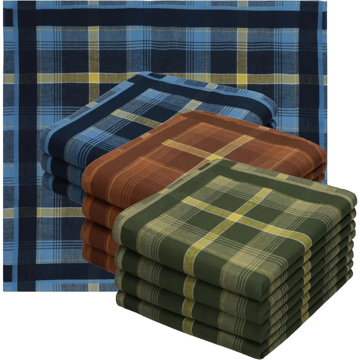 Betz Taschentuch Betz Herrentaschentücher LEO 4 40x40 cm, (Set, 12-St), 100% Baumwolle – Bild 1