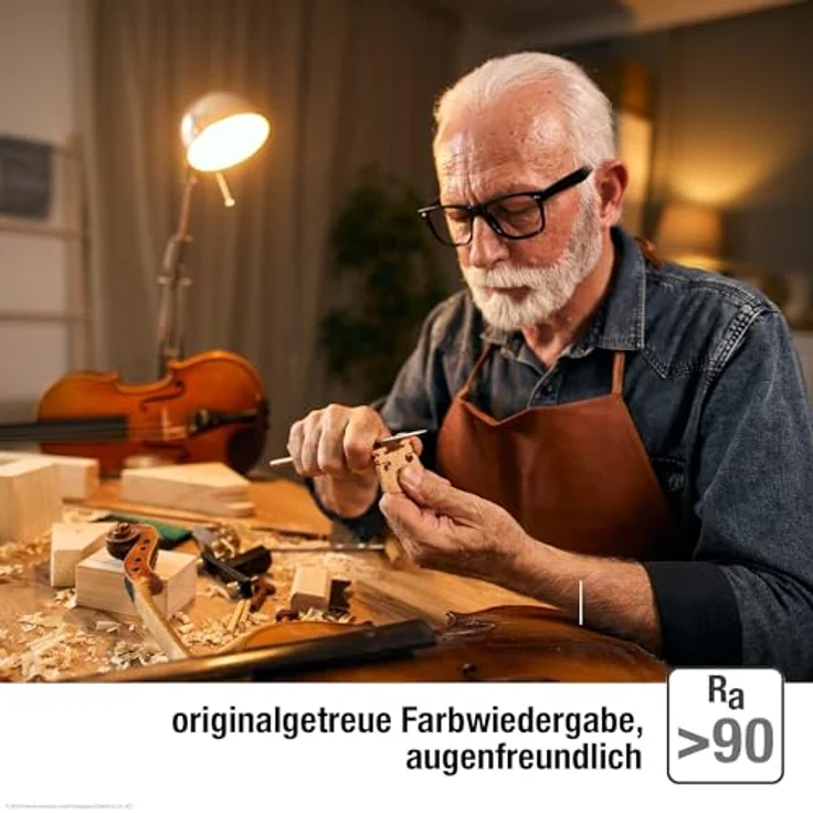 hellum LED Glühbirne E27 mit 2,2W als Ersatz für Glühbirne 25W, Mini Globe 250 Lumen 2700 Kelvin warmweiß, LED Glühlampe in klar für E27 Beleuchtung, 5 Stück 220407 – Bild 7