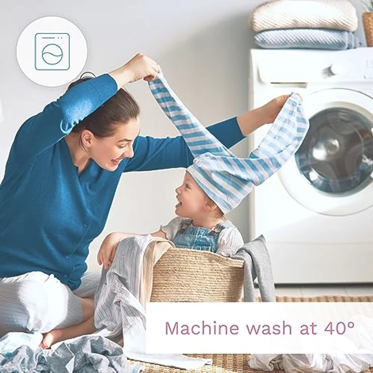 Baby Comfort Wickelauflage Frottee Bezug für 80x50 cm Windelwechsler mit erhöhten Kanten (Grau) – Bild 10