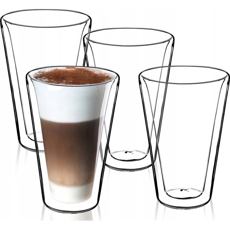 KADAX Set Thermogläser Latte Glas 4-tlg – Bild 1