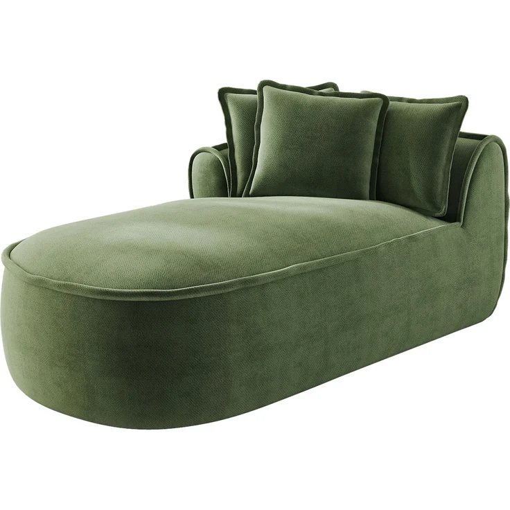 ZUBALIYA SchlafSofa mit Chenille - Bezug, mit breiten Armlehnen, mit Schaumstoffpolsterung, aus Chenille, für Wohnzimmer und Apartments – Bild 5