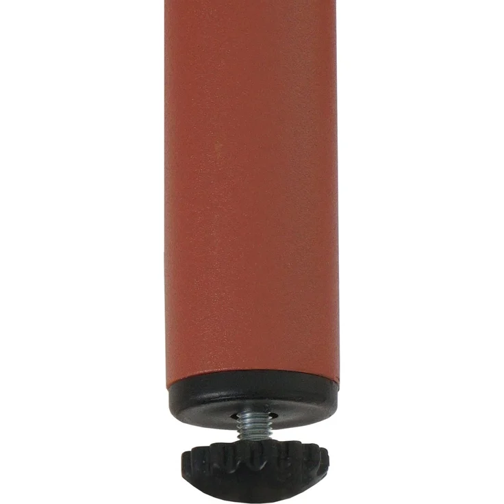 Aluminium-Gartentisch HWC-O11, Outdoor Loungetisch Kaffeetisch Tisch Balkontisch, 105x65cm ~ terrakotta – Bild 5