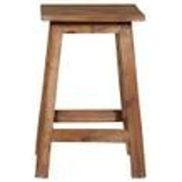 Teakholz Hocker Adamo, Teakholz, 29 x 29 x 48 cm