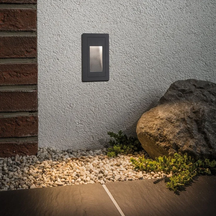 Paulmann No. 94382 Outdoor Wandeinbauleuchte High LED Schwarz IP44 4W – Bild 5