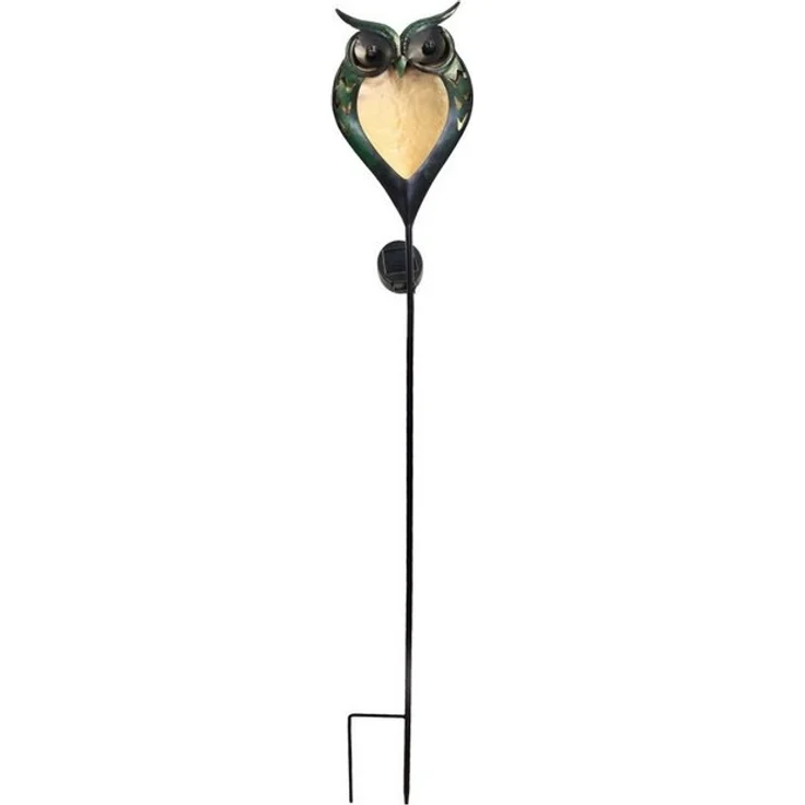 abc HOME LED Gartenleuchte Gartenstecker Eule, LED, Solarpanel, Lichtsensor, LED fest integriert – Bild 2