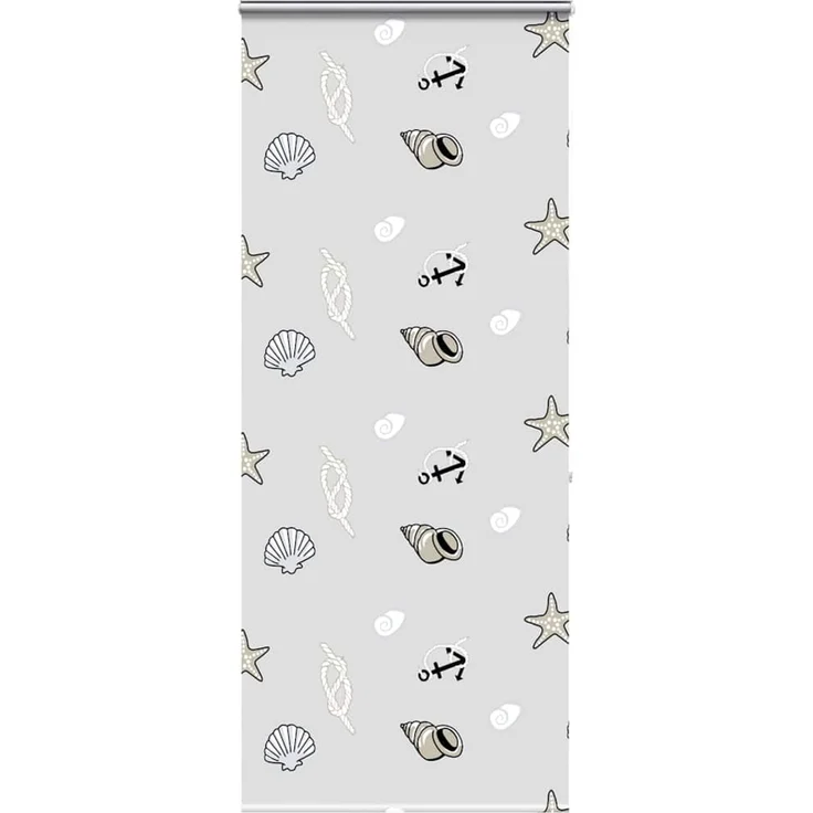 vidaXL Duschrollo mit Kassette 100x240 cm Stoffbreite 96 cm 4015012 – Bild 1