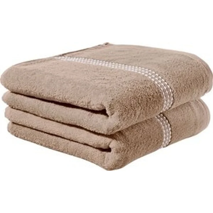 Erwin Müller Duschtuch Duschtuch "Mannheim" 2er-Pack, Frottier (2-St), Walk-Frottier Uni – Bild 6