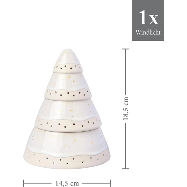 like. by Villeroy & Boch Winter Glow Windlicht Baum ø 14,6 cm – Bild 4