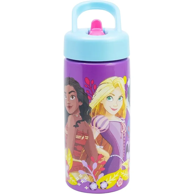 Disney Princess Kinder Wasserflasche 410 ml für Alltag Schule und unterwegs