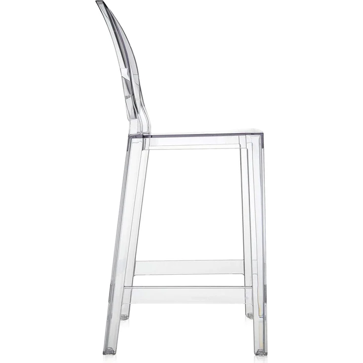 Kartell One More Hocker, 2er-Satz, Glasklar, H. 65 cm – Bild 4
