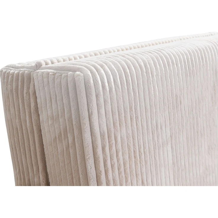 Wohnero24 Lirena 1 Schlafsessel mit Bettfunktion 80x195 cm – Cord Sessel ausziehbar 103x95 cm mit Bettkasten, kleines Gästebett, platzsparendes Einzelschlafsofa - Creme – Bild 7