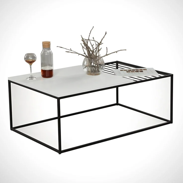 Skye Decor 'Zinus - White' Couchtisch, Weiß, 95 x 43 x 55 cm – Bild 1