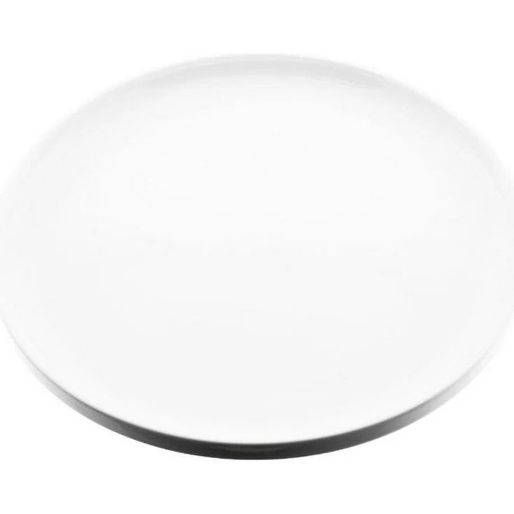 2-teiliges Servierteller-Set aus Porzellan – Rund, Weiß, Ø 20 & 26 cm – Bild 2