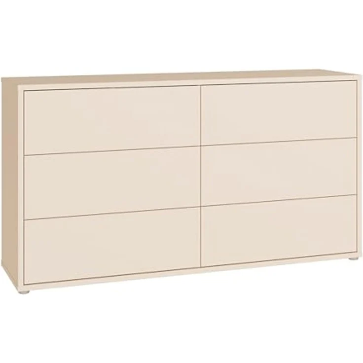 FORTE Sideboard Alice Springs, Kommode mit 6 Schubkästen, Breite 154,5cm, Schubkästen mit Vollauszug, grifflos,Push to open, Stauraum – Bild 1