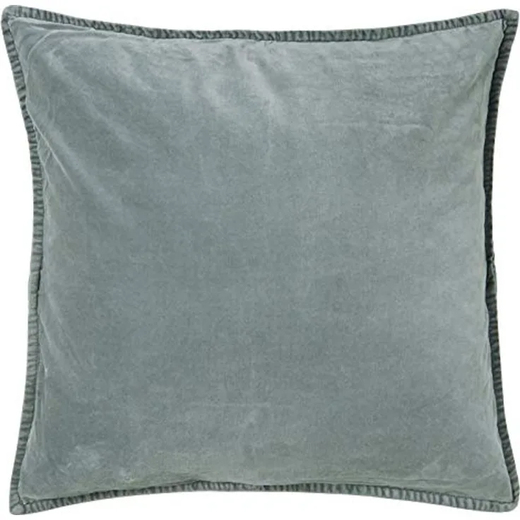Kissenbezug Kissenhülle Samt Velour Staubig Blau 52x52cm Ib Laursen 6230-68