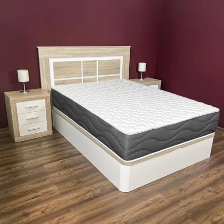 Homey Viskoelastische Matratze Sleep Pro wendbar (Winter-Sommer), Härtegrad mittel bis hoch, Dicke 30 cm, milbendicht, antibakteriell und hypoallergen, 105x190 cm – Bild 3
