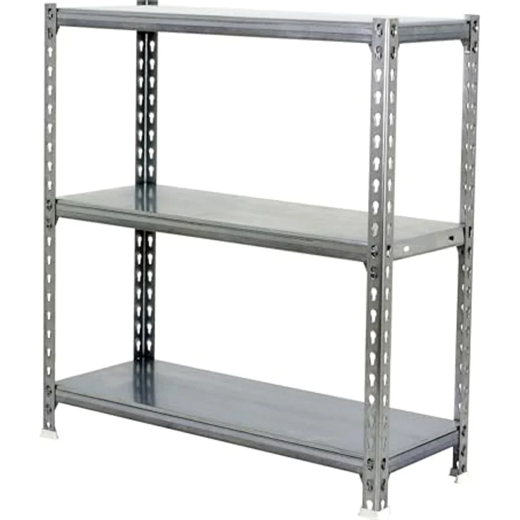 Simon Rack Simonclick Metallregal, 1000 x 900 x 300 mm, 3 Regalböden, 180 kg Biegepunkt, Regalböden, verzinkt – Bild 2