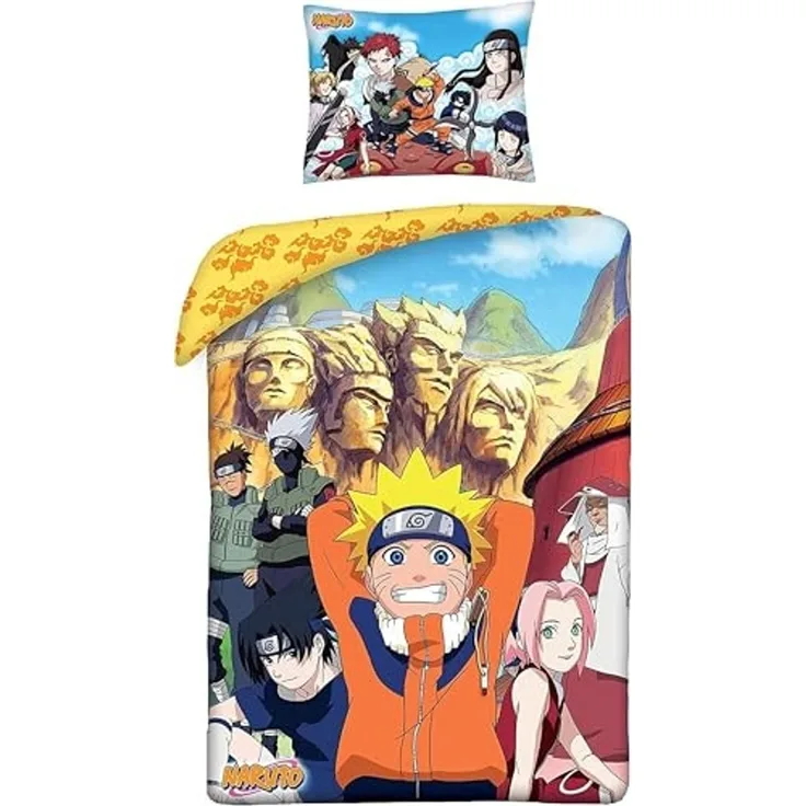Naruto Bettwäsche Modell 3 - 100 % Baumwolle
