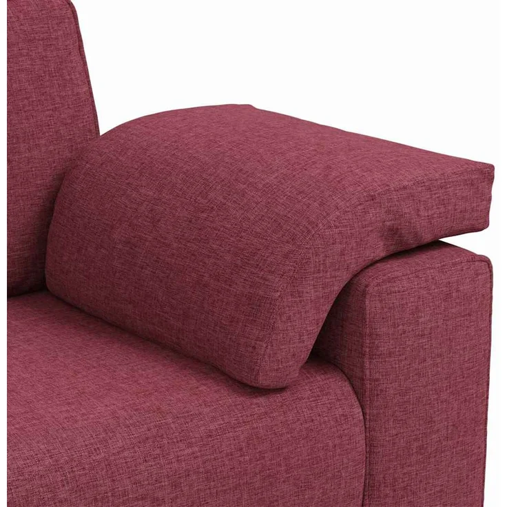 vidaXL Zweisitzer-Sofa Weinrot 160 cm Stoff 4105220 – Bild 7