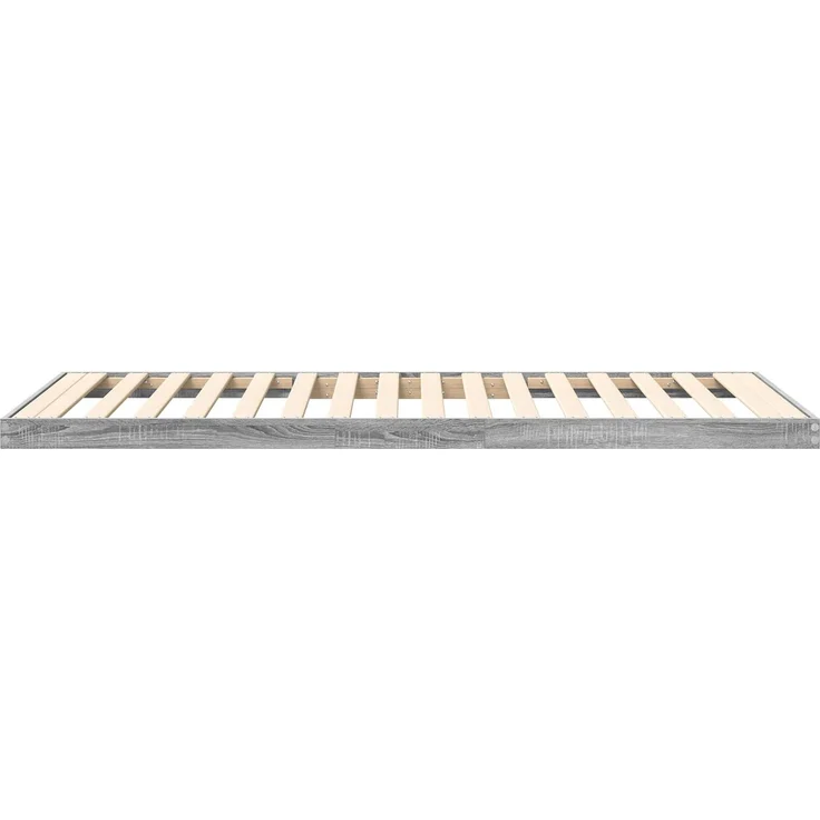 vidaXL Bodenbettrahmen, Holz Graues Sonoma, 76,5x200 cm – Bild 7