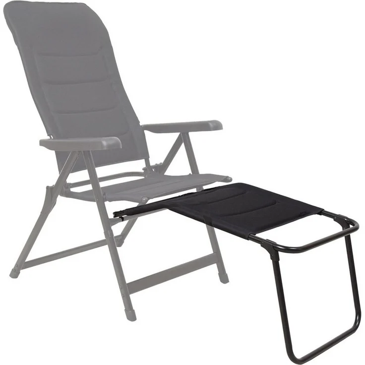 osoltus Fußablage Fußhocker für Campingsessel Soft Touch Black Magic – Bild 3