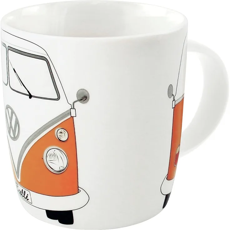 VW Bulli T1 Kaffeetasse 370 ml orange
