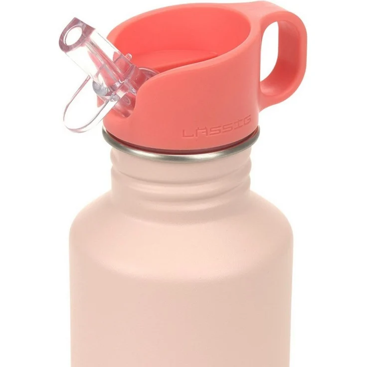 LÄSSIG Trinkflasche Lässig Trinkflasche Kinder - Edelstahl 500 ml Sunny Explorer, Rosa – Bild 2