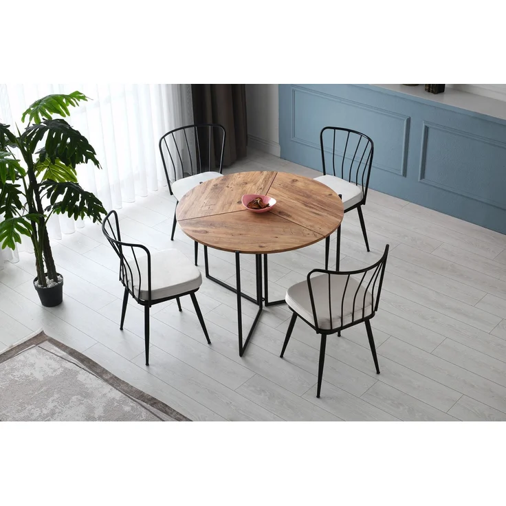 Skye Decor 'Yıldız -940 V2' Stuhlset (2-teilig), Schwarz, 43 x 82 x 42 cm – Bild 6