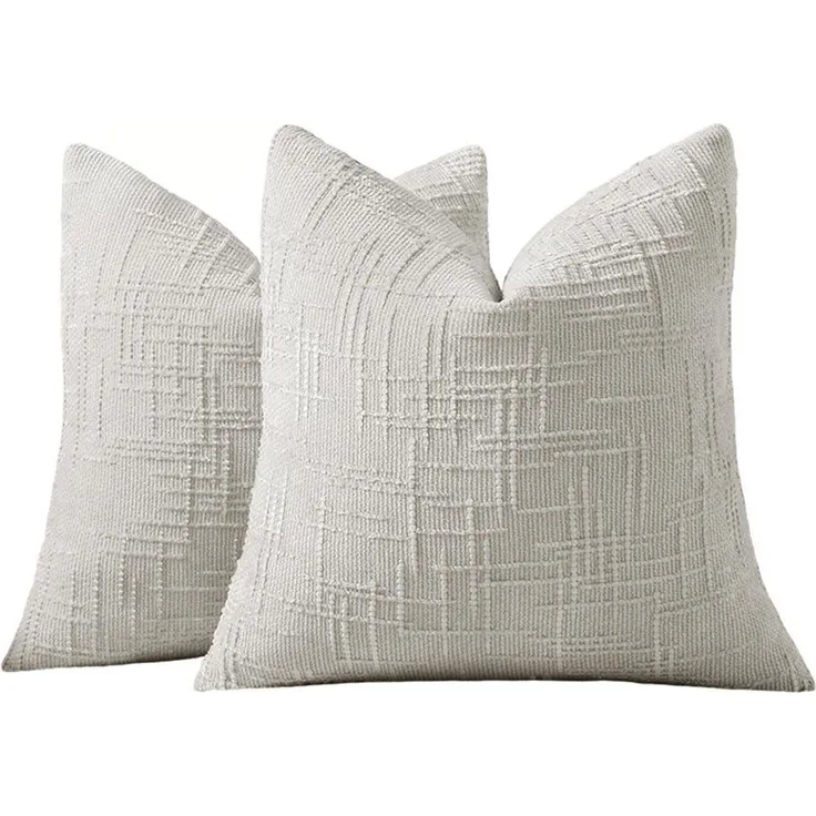 Zaewry Kissenbezug 1 Stück Chenille Kissenbezug, Bambusstruktur Kissenbezug, (1 Stück), Boho Dekokissenbezug, geeignet für Bett, Sofa, Wohnzimmer