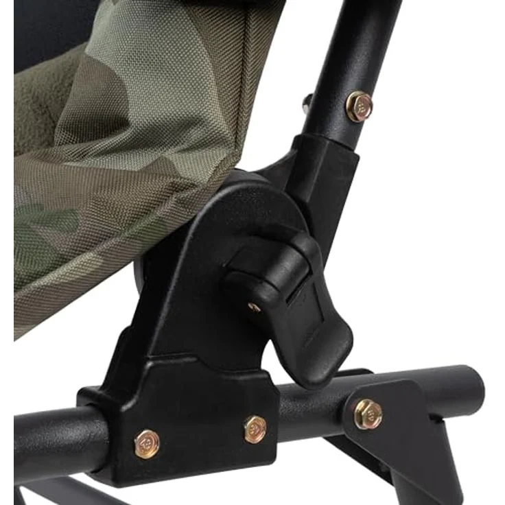 CampFeuer Angelstuhl Angelstuhl, Camouflage olivgrün, Höhenverstellbarer Campings, Extra breite Schlammfüße verhindern das Einsinken in den Sand/Schlamm – Bild 6