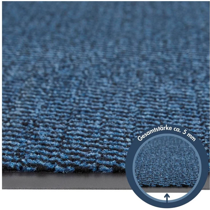 Andiamo Fußmatte Easy, Made in Netherlands, rechteckig, Höhe: 5 mm, Schmutzfangmatte, rutschhemmend, Innen- und überdachten Außenbereich – Bild 3