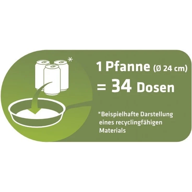 GSW Bratpfanne Natural Fit, Aluminiumguss (1-tlg), mit einer neuartigen PFAS-freien Antihaft-Versiegelung, Induktion – Bild 3