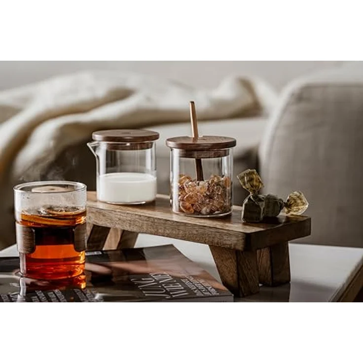 LEONARDO Becher NOVO LEGNO, 2er Set, 2-tlg, Glas, Holz, Becher mit Holzspange – Bild 11