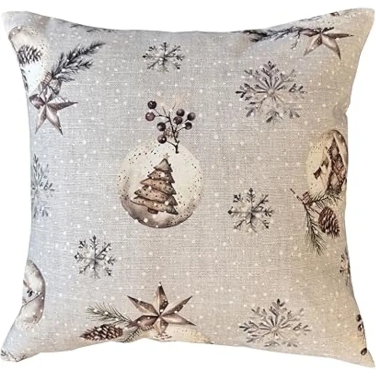 HOME WOHNIDEEN Kissenhülle FELIZ NAVIDAD, (1 Stück), ohne Füllung, Dekostoff bedruckt