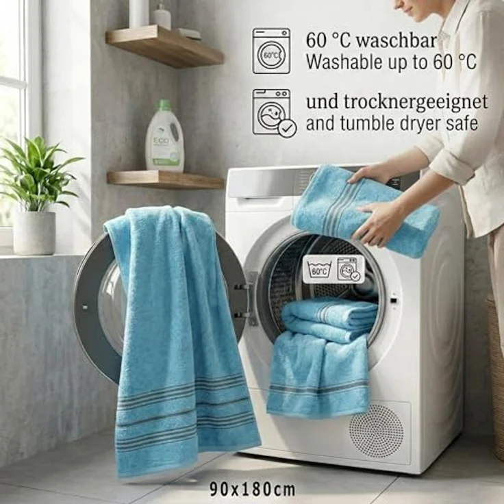 Betz Strandtuch Betz XXL Badetuch LINES Strandtuch Saunahandtuch Liegetuch 90x180 cm, 100% Baumwolle – Bild 8