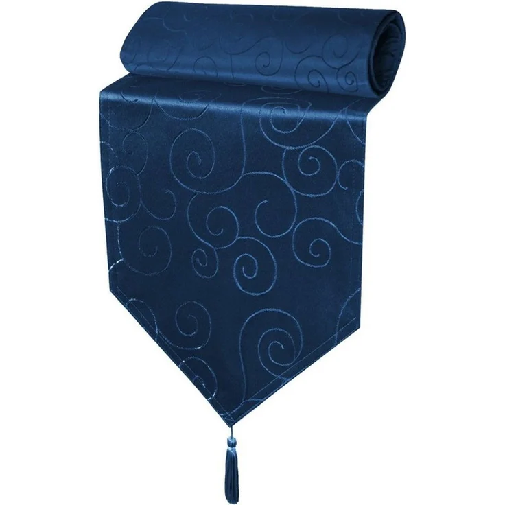 Haus und Deko Tischdecke Tischläufer Damast Ornamente klassisch Tischdecke (1-tlg) – Bild 2