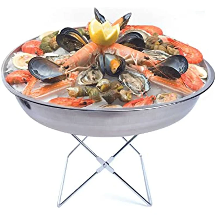 COOK CONCEPT Saveur & Dégustation Meeresfrüchte-Tablett, Stahl, One Size – Bild 4