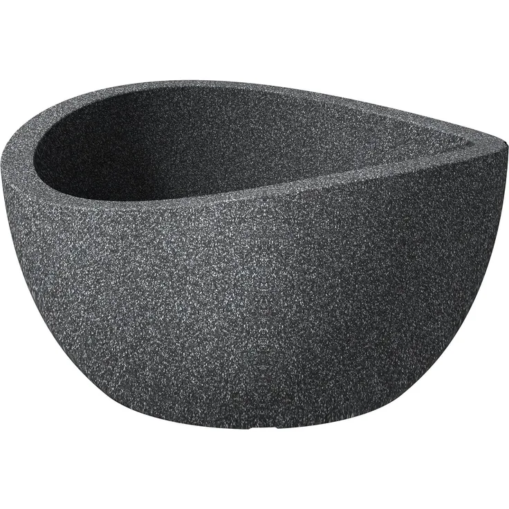 Scheurich Pflanzschale Wave Globe Bowl Serie 252 schwarz granit Ø 40 cm
