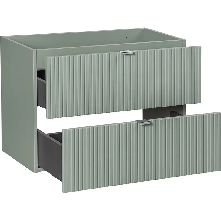 Waschtischunterschrank 80cm in grün und Eiche NEWPORT-56-GREEN – Bild 6