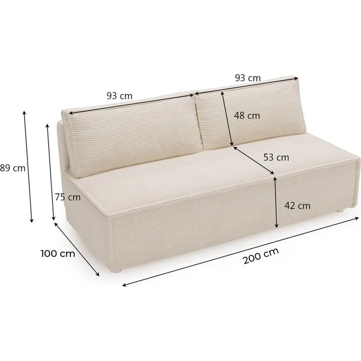Sofa Designersofa AMANDA 3-Sitzer mit Schlaffunktion in Stoff Zoom Mintgrün – Bild 5