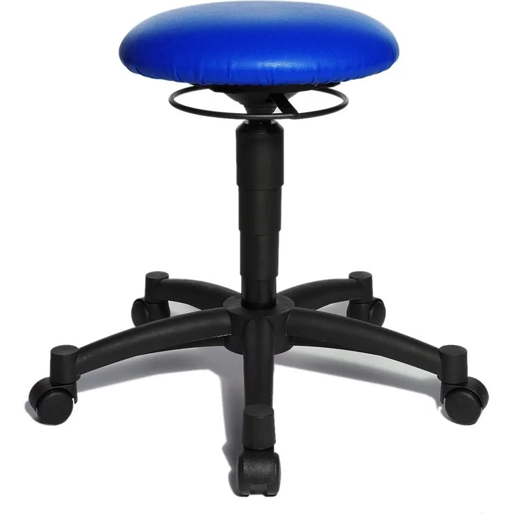 Topstar BAL10S18 Body Balance 10, Fitnesshocker, Rollhocker, höhenverstellbar, Bezugsstoff, blau