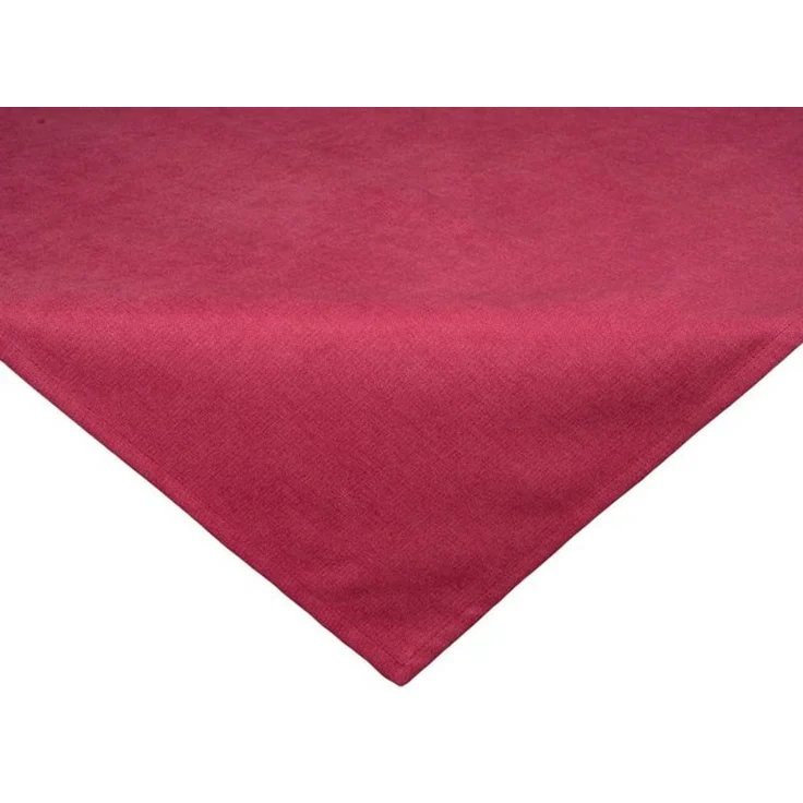 beties Mitteldecke FarbTon (1-tlg, 1 Stück Mitteldecke), Chenille-Haptik Raumausstatter Qualität ca. 60x60 cm himbeer-rot – Bild 4