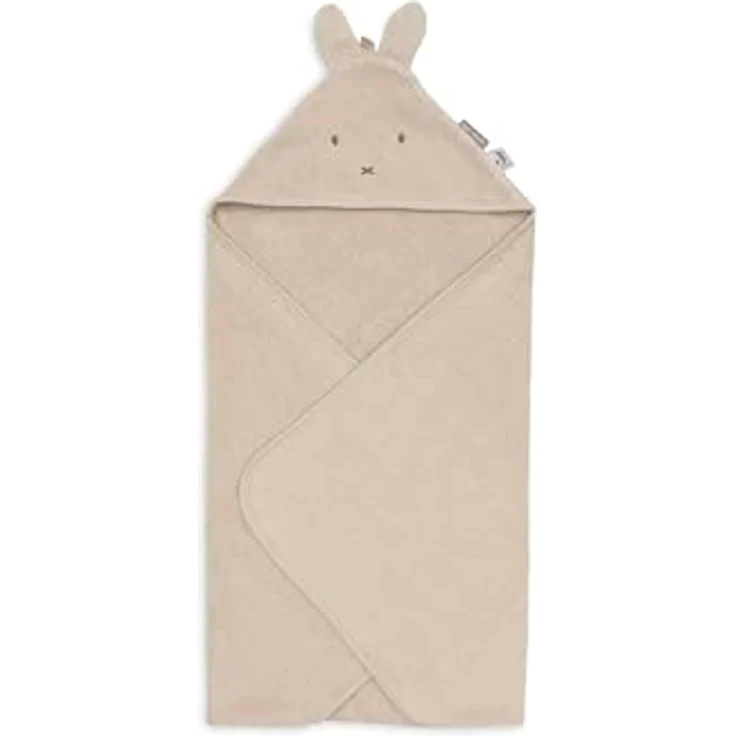 Jollein Kapuzenhandtuch Baby – Miffy/Warm Sand – 75x75 cm – 100% Baumwolle – Frottee – OEKO-TEX Zertifiziert – Baby Handtuch Kapuze – Kapuzenhandtuch Kinder für Mädchen und Jungen – Bild 4