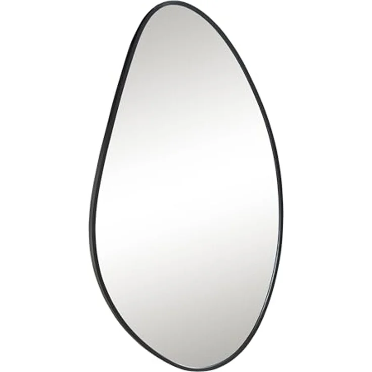 Wandspiegel Orland 82x46 cm Schwarz [en. casa] – Bild 3