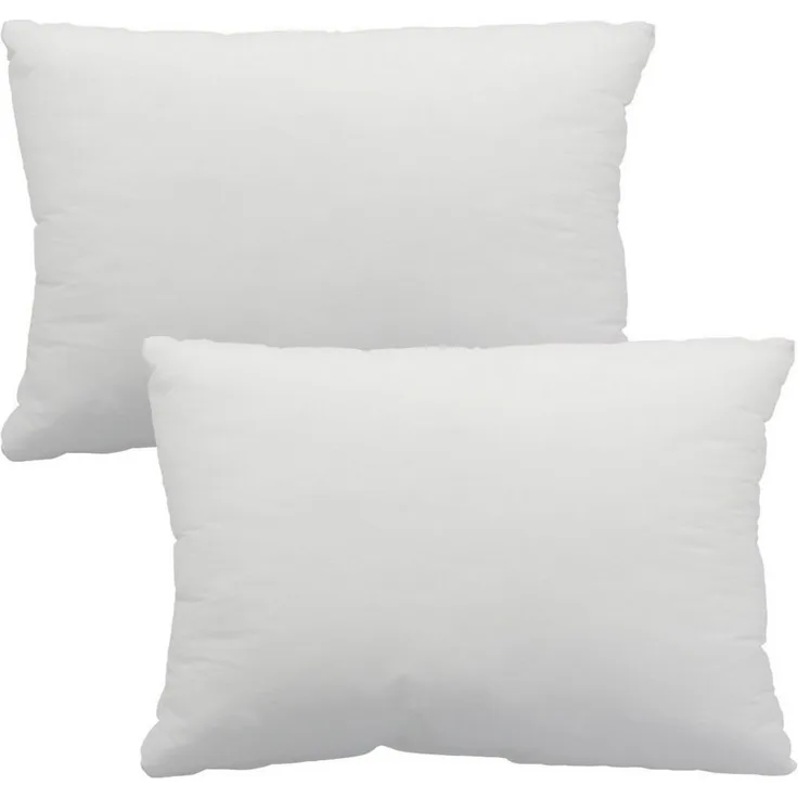 Haus und Deko Kopfkissen Kopfkissen 2er Pack Füllkissen Polyester Innenkissen Sofakissen Dekoki, Bezug: Lutrasil-Vlies, Rückenschläfer,Seitenschläfer,Bauchschläfer, 2er Set