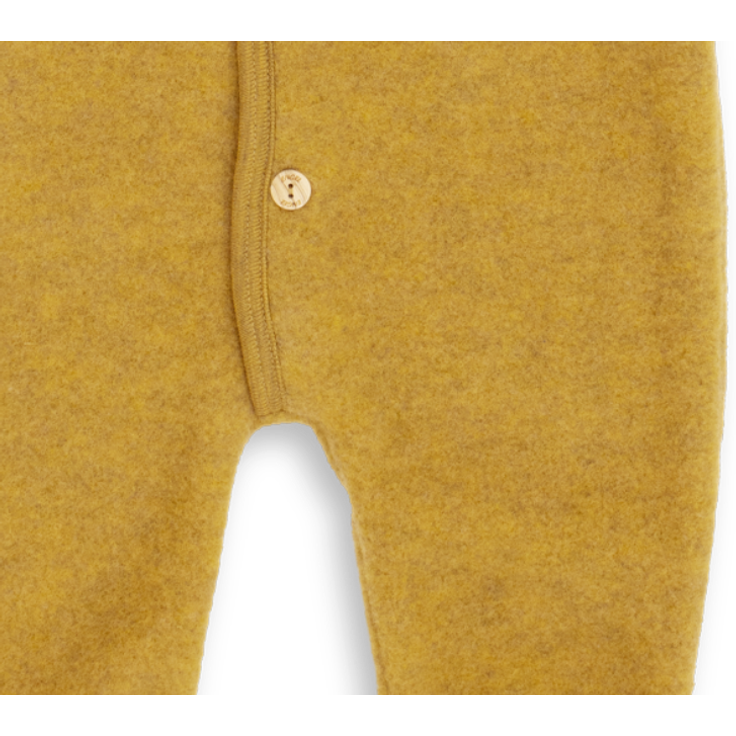 Engel Baby-Overall mit Kapuze, Holzknöpfen und Umschlag – Bild 2